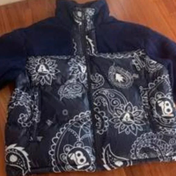 BOHO STYLE COLDBREAK Floral Print Teddy Winter Coat - Picture 10 of 13